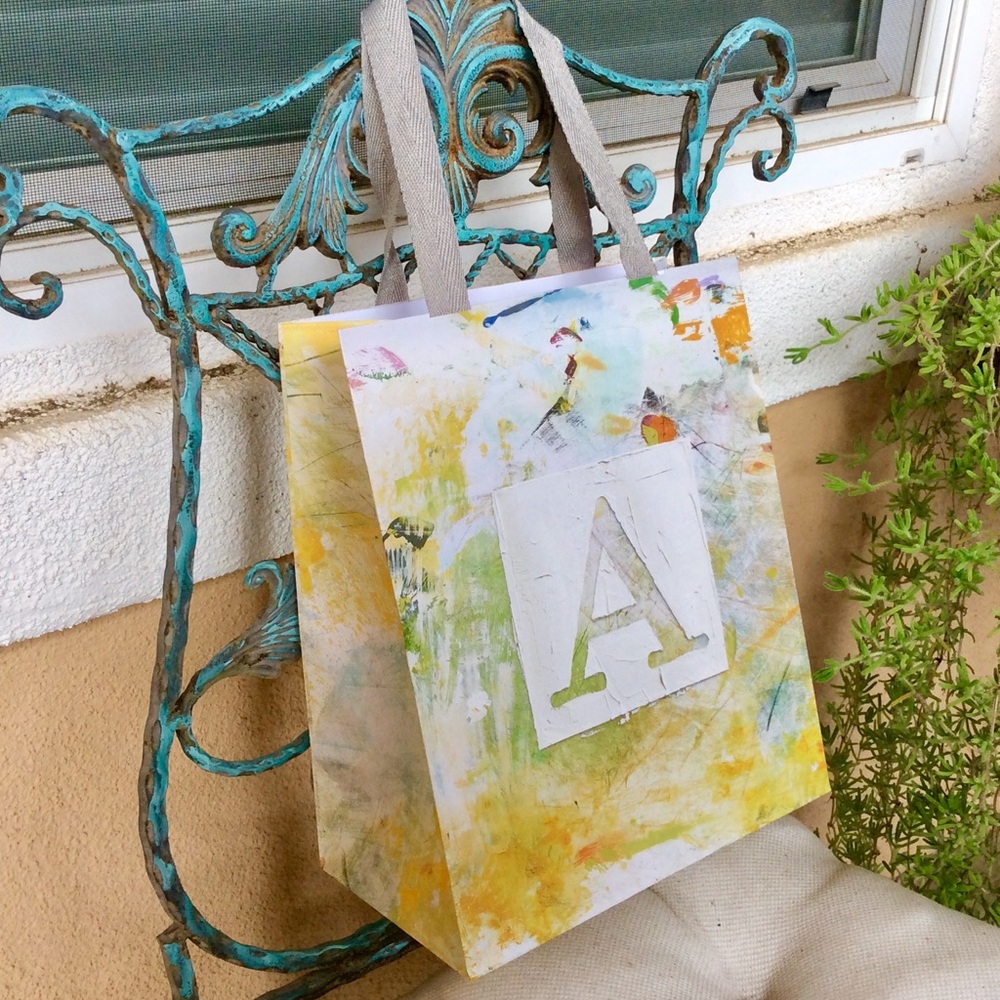 NEW Gold Blue Wooden Jewelry Box/Anthropologie Bag - Picture 9 of 10